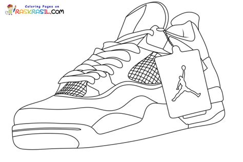 jordan 4 coloring pages|free printable jordan coloring pages.